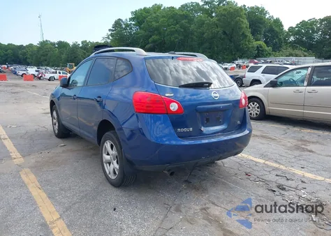 2009 Nissan Rogue Sl из США, поврежденный, VIN JN8AS58T89W054669